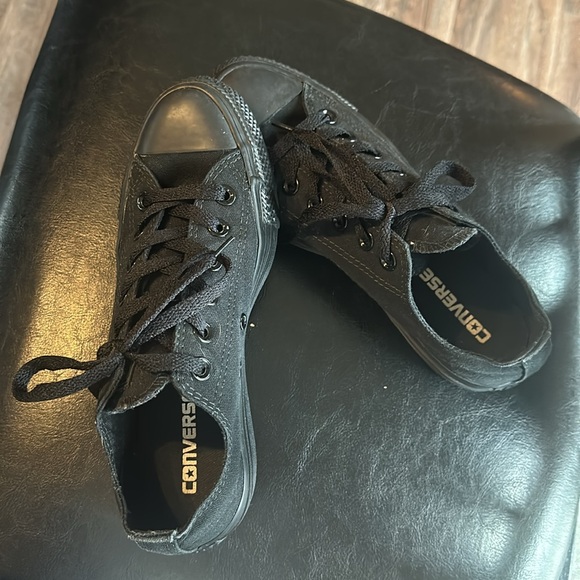 Monochrome Black Converse - Picture 3 of 5